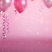 Free Birthday Backgrounds with Glittering Pink Decor
