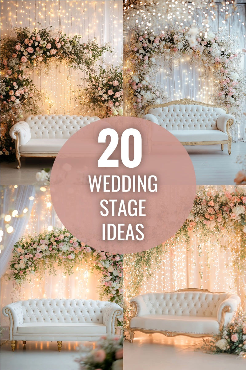 20 Epic Wedding Stage Designs