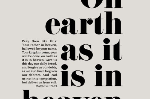 ‘Bless Your Phone: On Earth As It Is In Heaven Lock Screen’