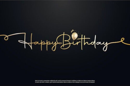 Realistic Balloon Birthday Art in Vibrant Colors