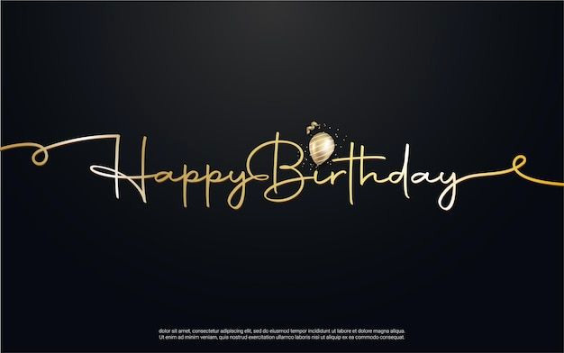 Realistic Balloon Birthday Art in Vibrant Colors