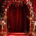 Stunning Red Velvet Wedding Arches: Download Now!