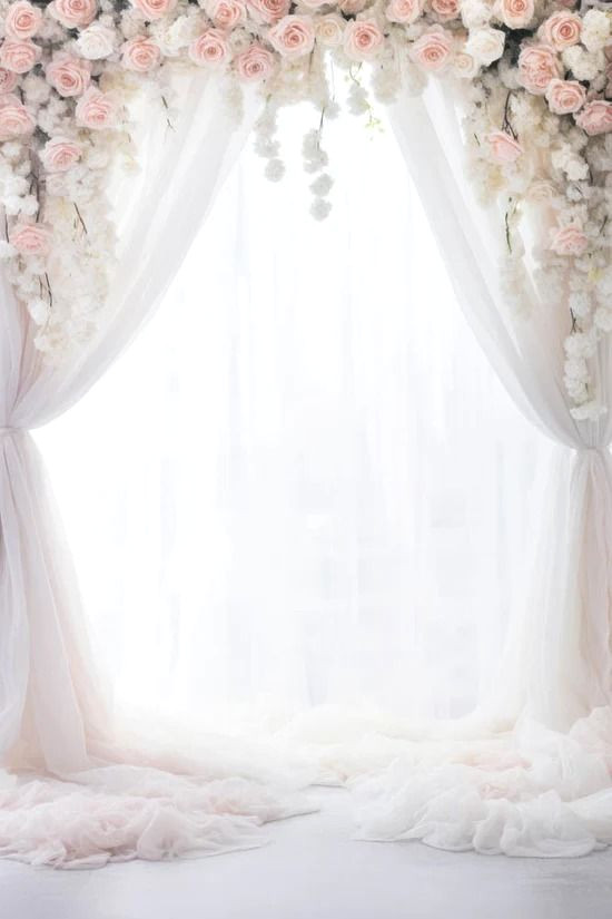 Whimsical Floral Wedding Backdrop Inspiration