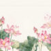 Sacred Lotus Blooms in Vintage Pastel Beauty Sacred Lotus Blooms in Vintage Pastel Beauty