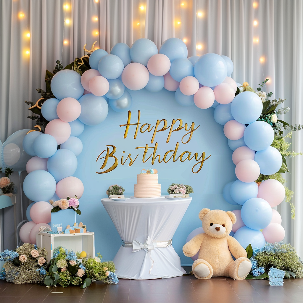 Stunning Polyester Backdrop — Wrinkle-Free Elegance