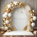 Elegant Gold Backdrop: Shine on Your Special Moments Elegant Gold Backdrop: Shine on Your Special Moments