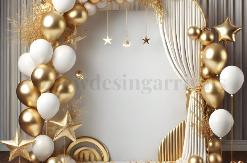 Elegant Gold Wedding Backdrop (Instant Download) Elegant Gold Wedding Backdrop (Instant Download)