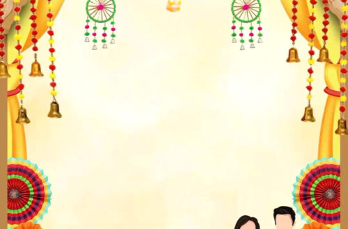 Elegant Mehndi Wedding Template (Editable)