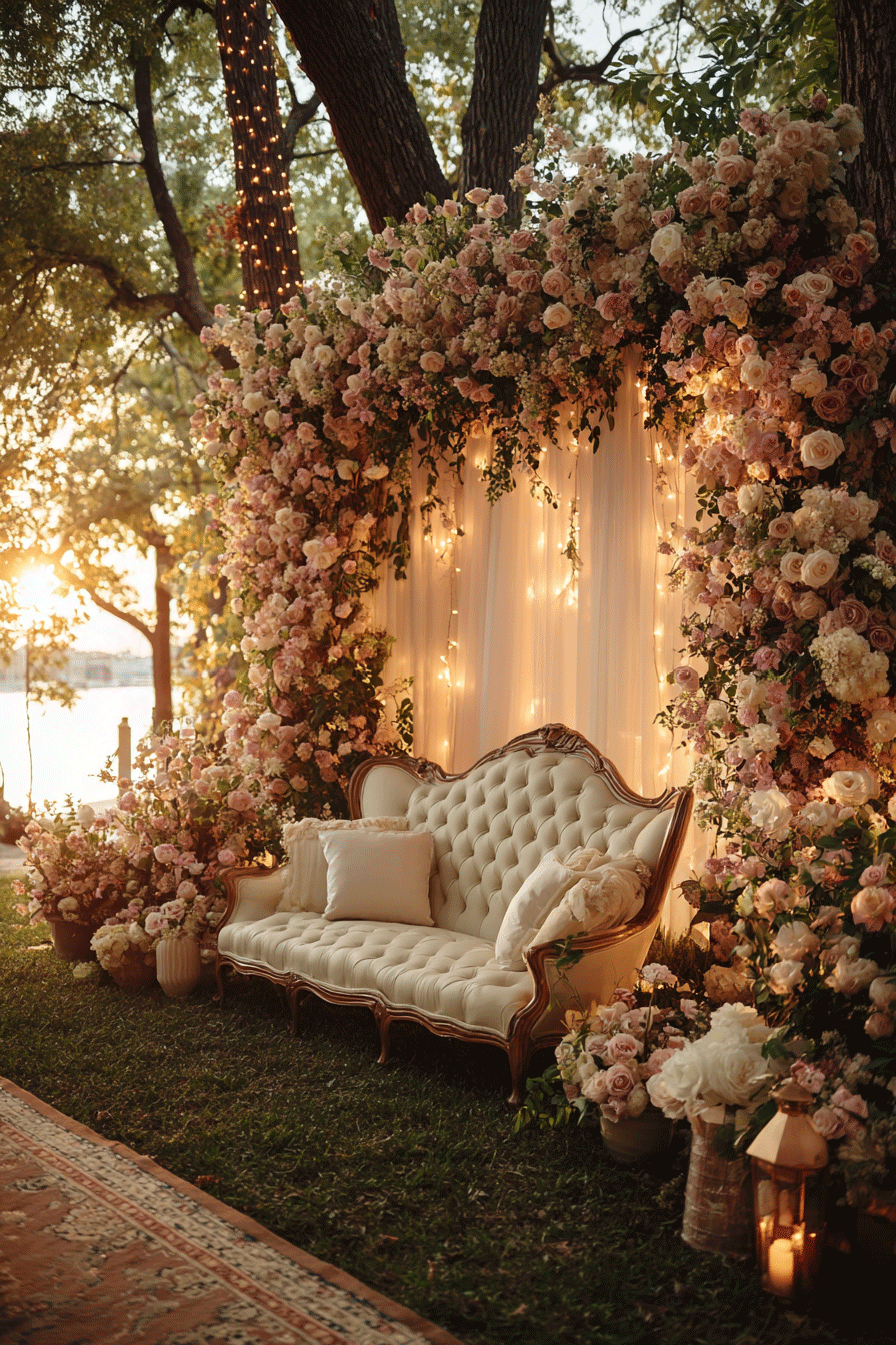 Blossoming Wedding Magic: DIY Flower Wall Backdrops