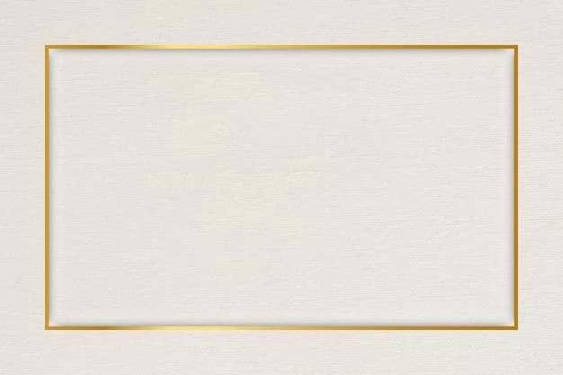 Gold Frame with Leafy Elegance — FREE Vector Graphic