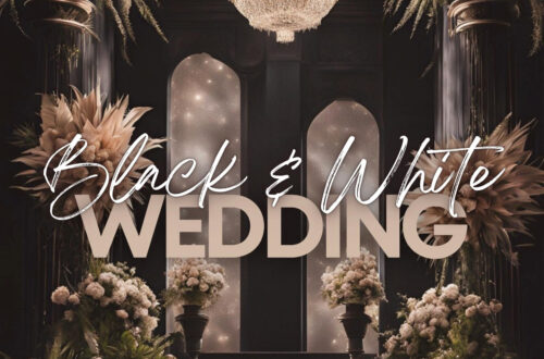 Elegant Black & White Wedding Backdrops for Any Event Elegant Black & White Wedding Backdrops for Any Event