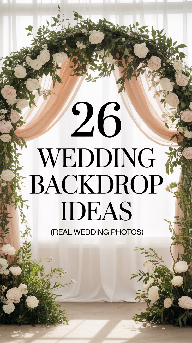 Dramatic Wedding Backdrops That Stun Your Guests