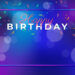 Blazing Birthday Celebration Background
