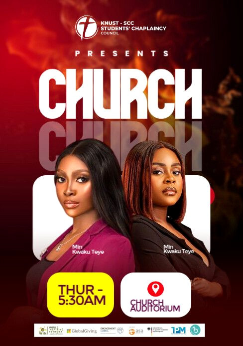 Maximalist Church Flyer Template