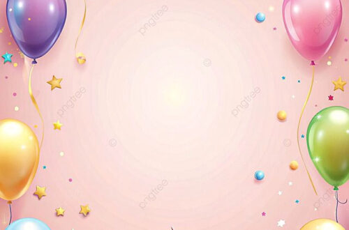 Free Download: Sweet Birthday Party Backgrounds