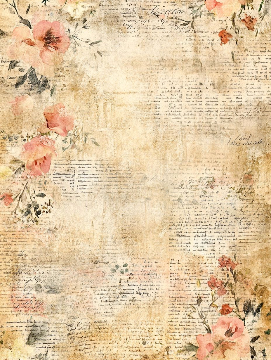 2025’s Best Free Floral Vintage Digital Paper