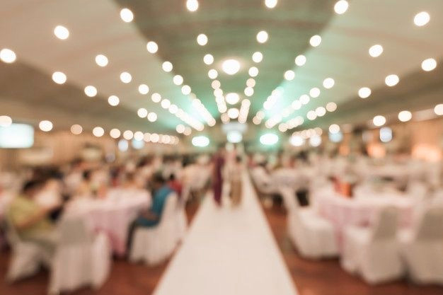 Romantic Blurred Wedding Moments