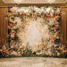 Bloom Your Wedding in Style: Downloadable Floral Backdrops