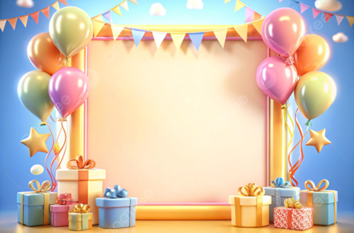 Free Christmas Birthday Wallpapers: Colorful Balloons, Gifts & Decorations
