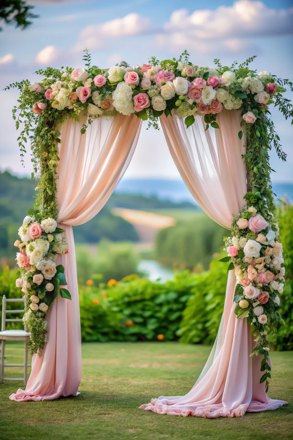 Elegant Outdoor Wedding Arches for a Dreamy Ceremony