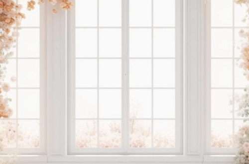 Blooming Beauty Backdrop: Perfect for Maternity & Weddings