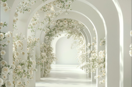 20 Elegant White Wedding Backgrounds for Instant Romance