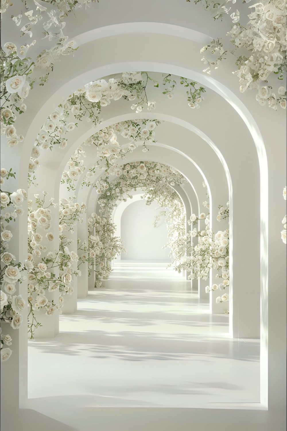 20 Elegant White Wedding Backgrounds for Instant Romance