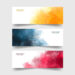 Vibrant Watercolor Backgrounds for Your Banners