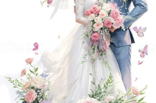 Romantic Flower Watercolor Wedding Romantic Flower Watercolor Wedding