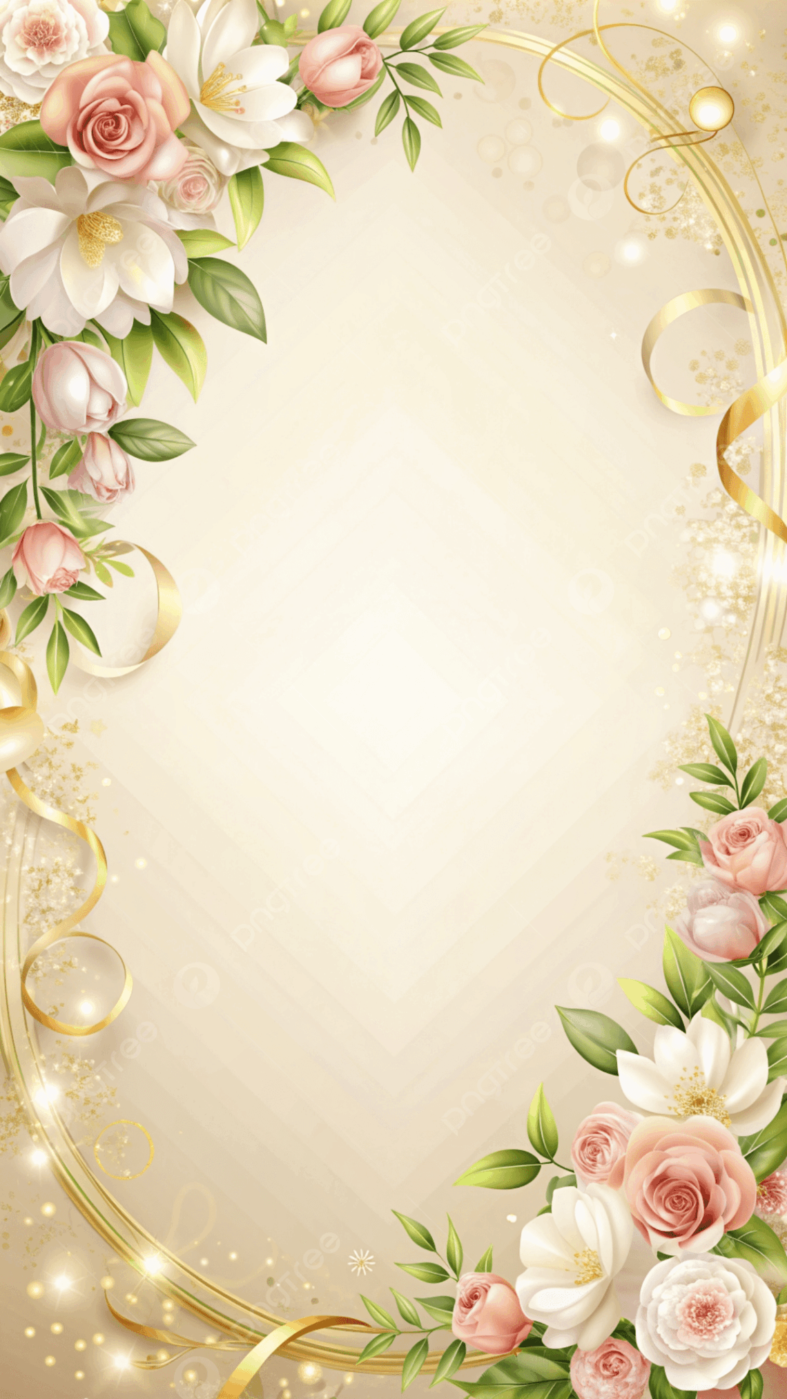 Rose Gold Gala: Free Sparkling Background