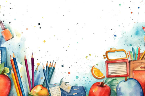 Free Watercolor Back to School Backgrounds Free Watercolor Back to School Backgrounds