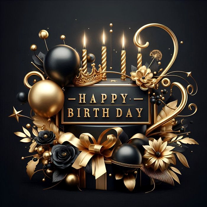 Golden Balloons and Black Flowers: The Unconventional Birthday Gift Idea