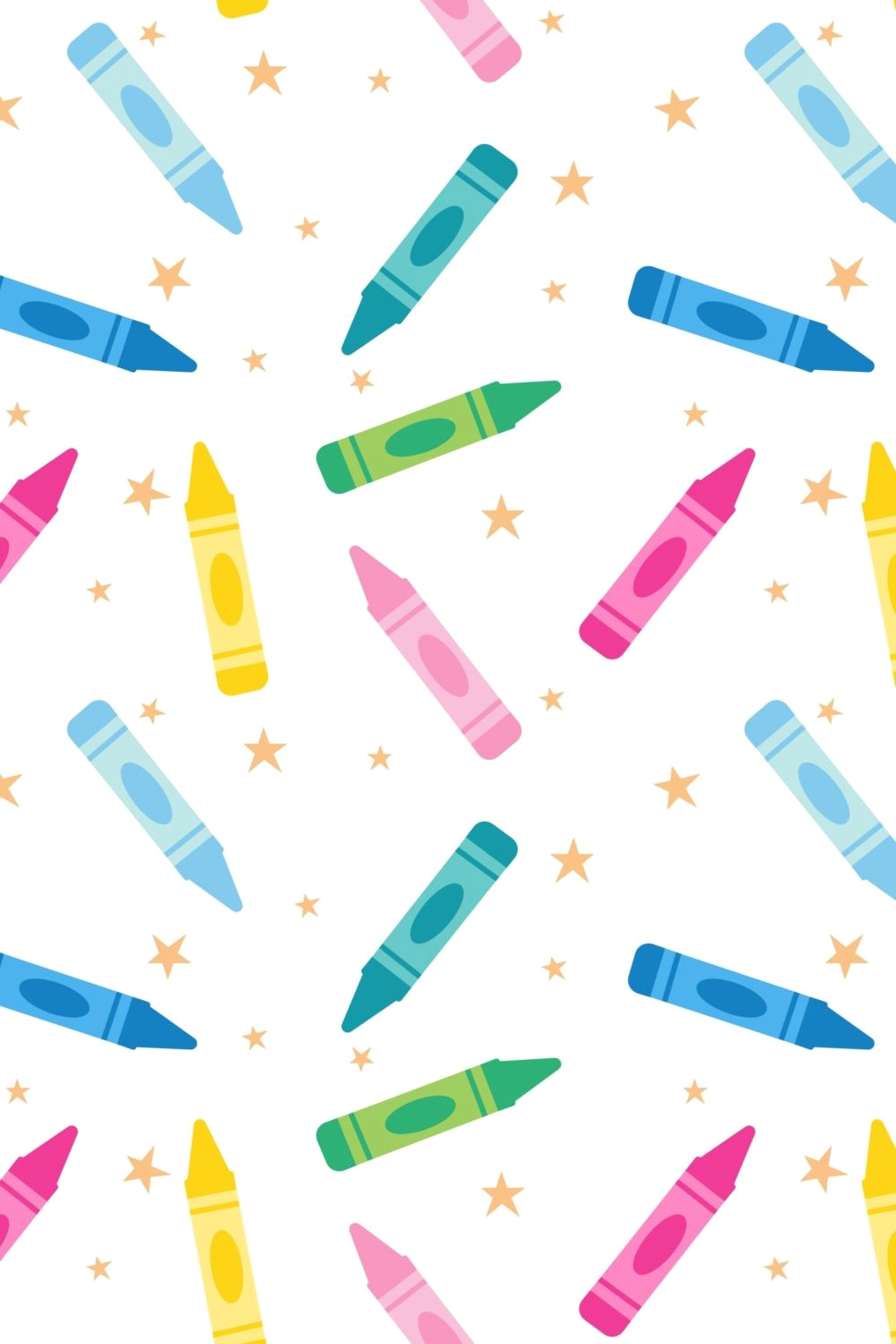 Vibrant Crayon Wall Decals