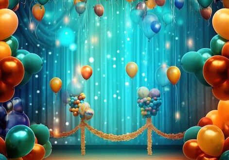 Magic Birthday Backgrounds: Custom Balloon Designs