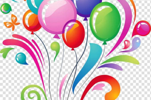 Happy Birthday Festival Transparency Pack