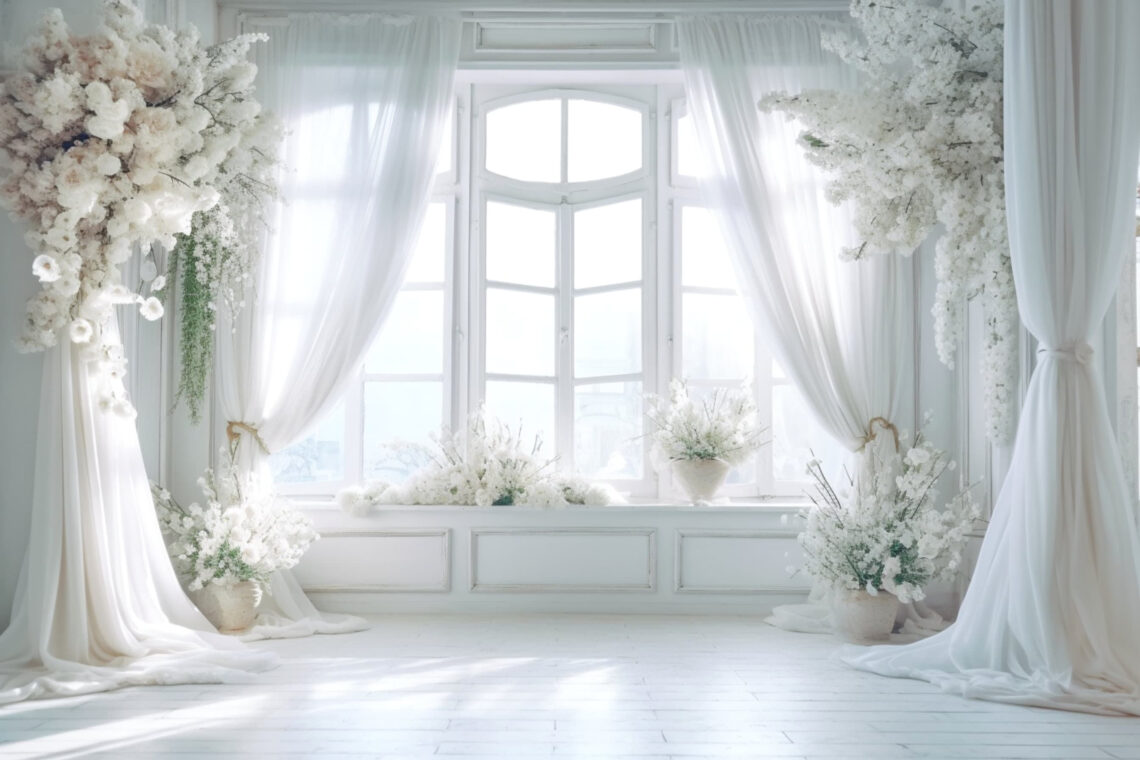 Ethereal Flower Backdrop for Unforgettable Weddings
