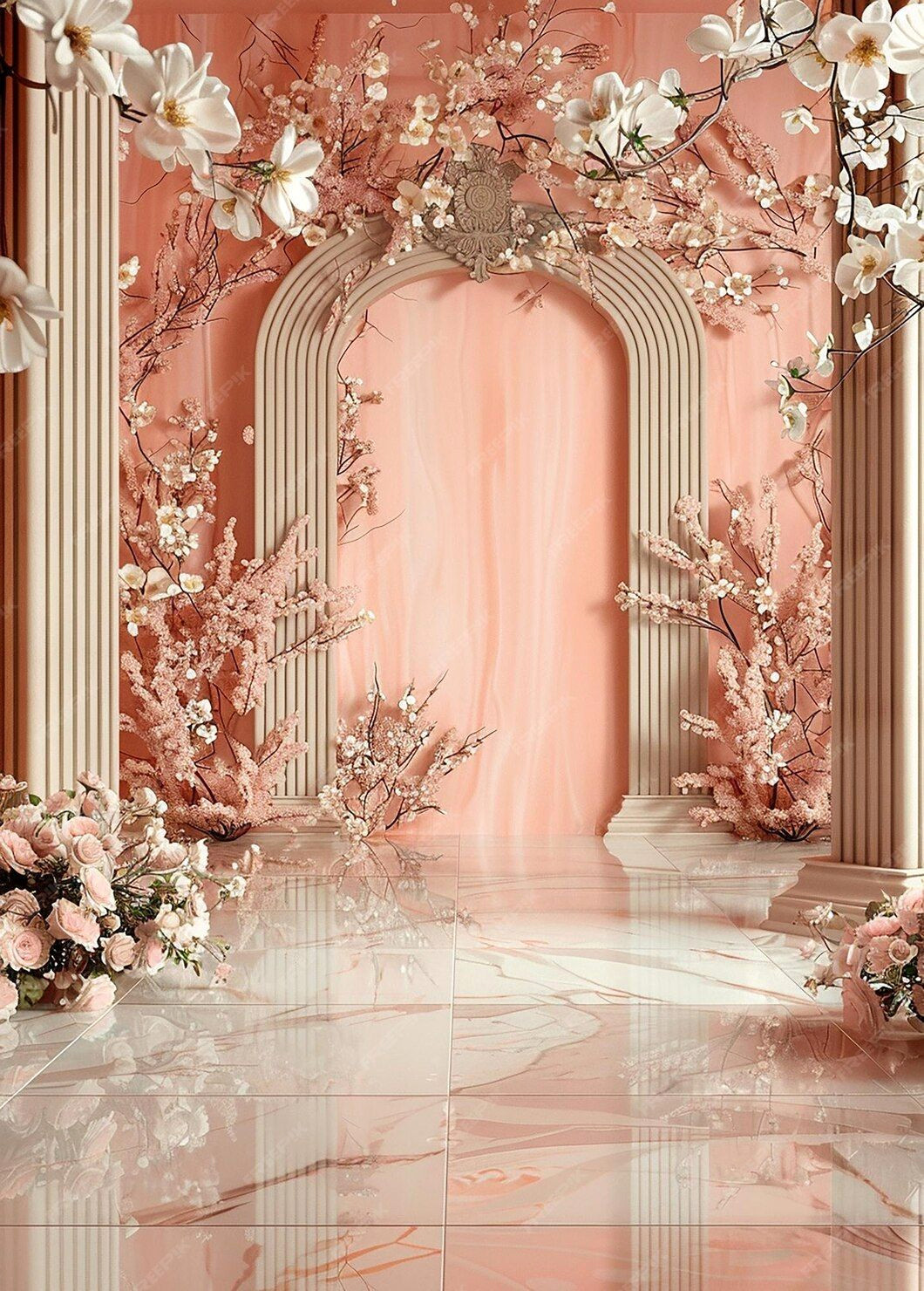 Dreamy Black & Green Wedding Backdrops to Steal