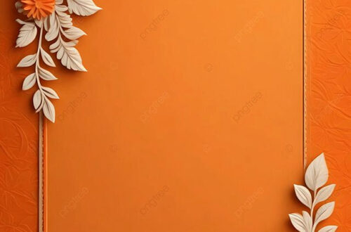 Download Vibrant Orange Wedding Card Backgrounds Download Vibrant Orange Wedding Card Backgrounds