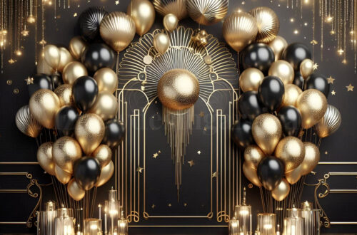 Golden Glamour Photo Backdrop Golden Glamour Photo Backdrop