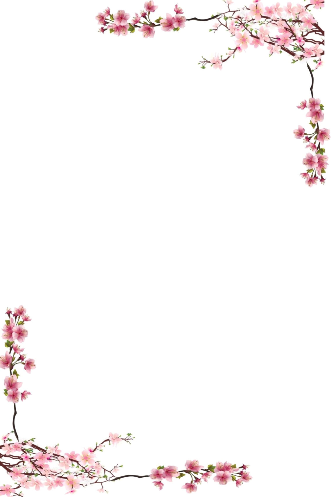 Sakura Border Decor Inspiration