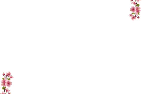 Sakura Border Decor Inspiration Sakura Border Decor Inspiration