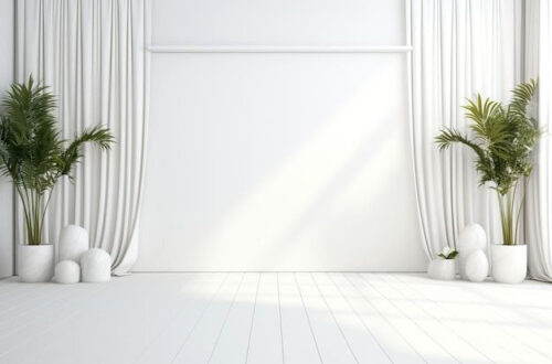 Elegant Minimalist Wedding Backdrop