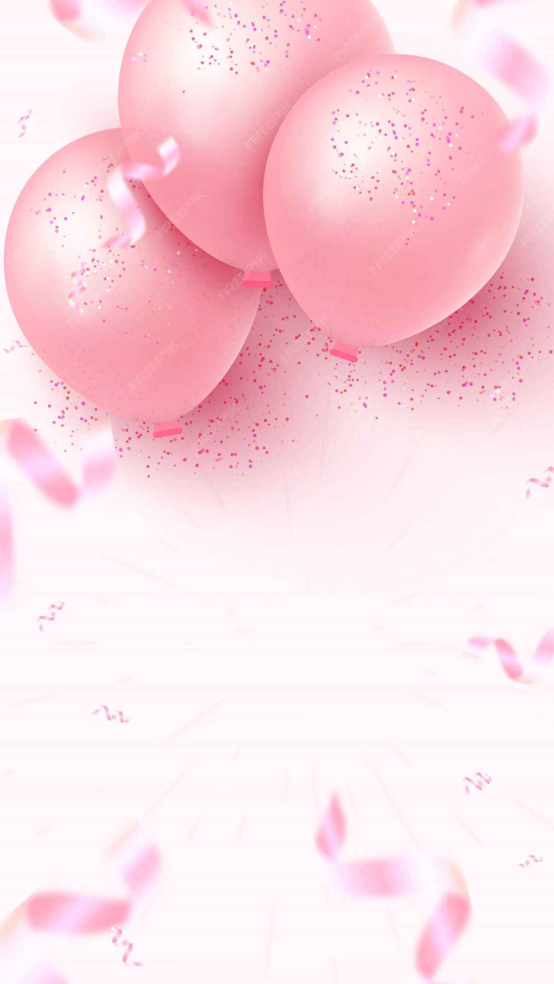 Rosy Balloon Banners: Customizable Templates for Every Occasion