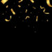 Golden Confetti Boom Background