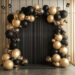 Blow Up the Fun: Instant Gold Balloon Backdrop