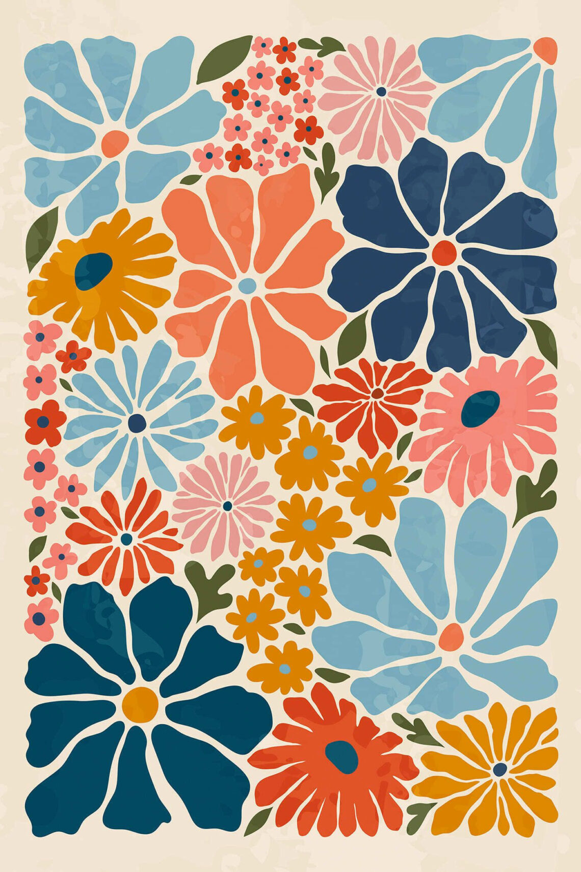 Bring Matisse-inspired Blumen into Your Home with Colorful Wall Decals