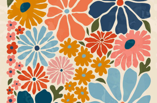 Bring Matisse-inspired Blumen into Your Home with Colorful Wall Decals