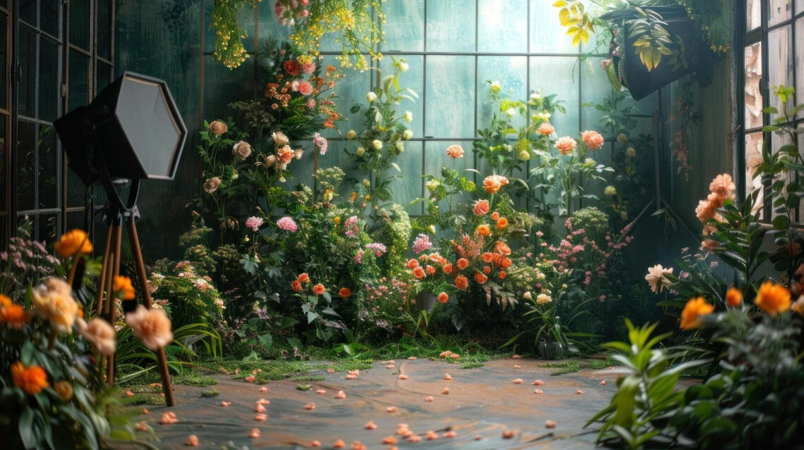 Free Flower Wedding Backdrops for Studio Photos