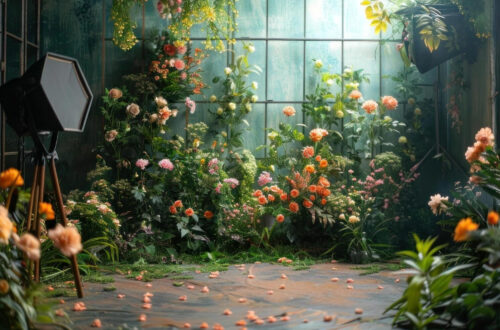 Free Flower Wedding Backdrops for Studio Photos