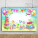 Blowout Birthday Bash: 210cm Balloon Cake Background Blowout Birthday Bash: 210cm Balloon Cake Background